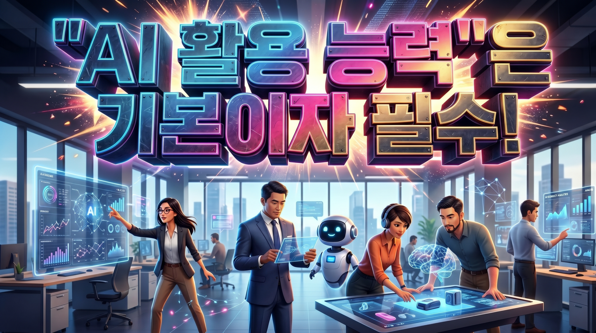 인공지능-AI 활용 능력'은 기본이자 필수