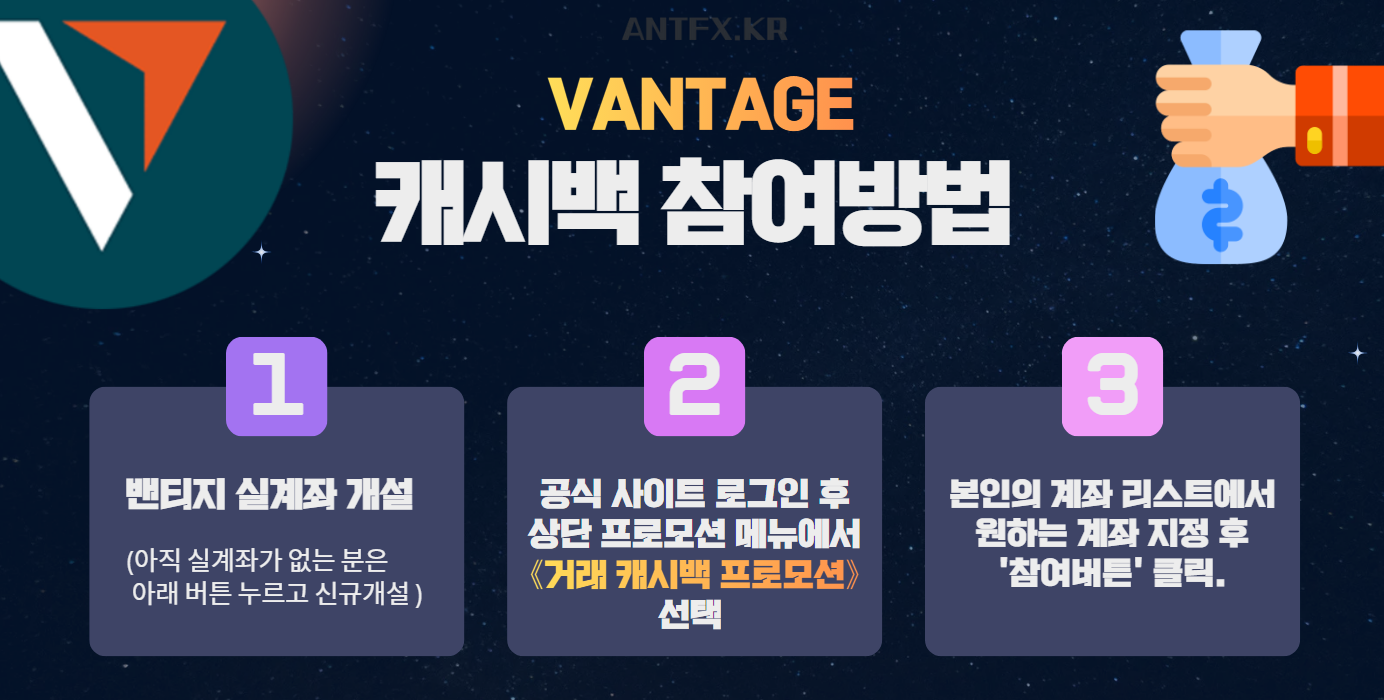 vantage 밴티지 캐시백 참여방법
