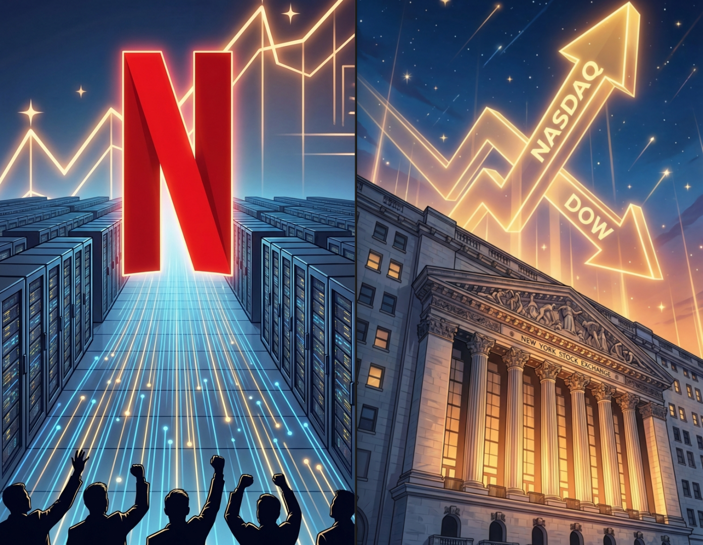 넷플릭스 주가 9% 급등, '승자의 저주'에서 해방? 6 넷플릭스-주가상승-투자자안심-나스닥-다우지수-전망