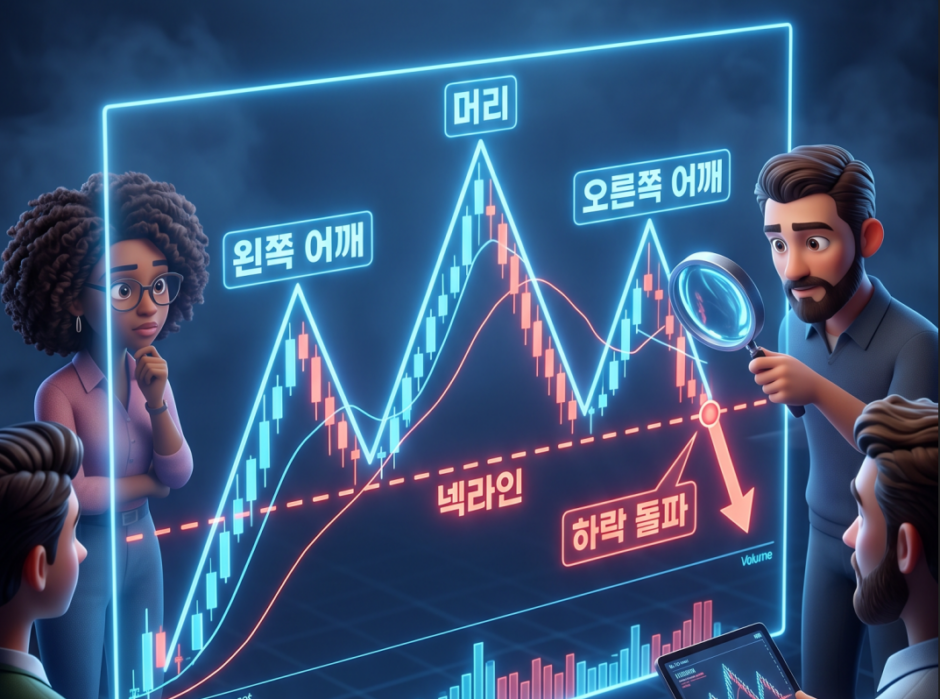 비트코인 단기 전망, 8만달러 회복의 관건은 4시간봉 머리어깨형!