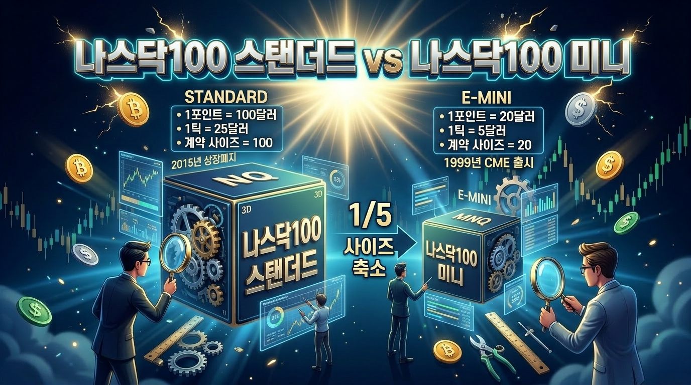 04-나스닥100표준-스탠더드-나스닥미니-Emini-차이점-비교