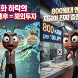 '800원대'는 줍줍? 엔저 현상 안 꺾이는 진짜 이유 15 엔화하락-이유-원인-엔저