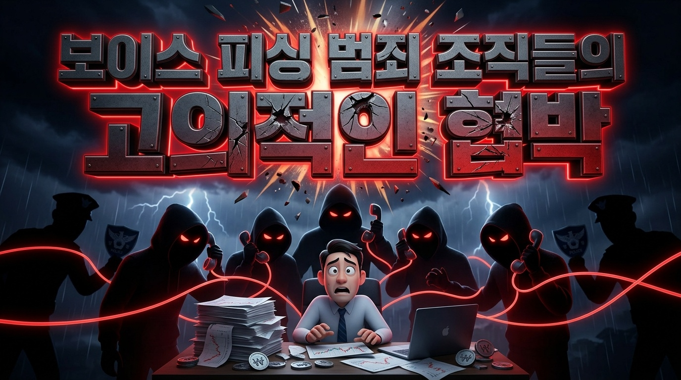 범죄 조직들의 고의적인 협박