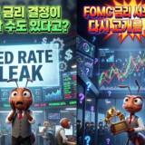 미국 FOMC 금리 발표 결과가 사전에 누설되는 진짜 이유! 17 미국 연준 기준금리 사전누설 이유-FOMC