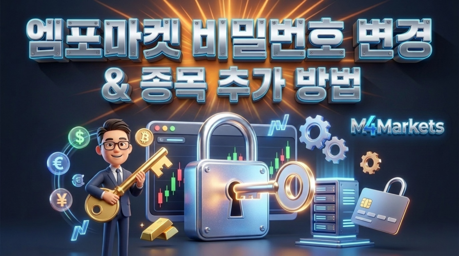 엠포마켓 비밀번호 변경-계좌개설-M4마켓