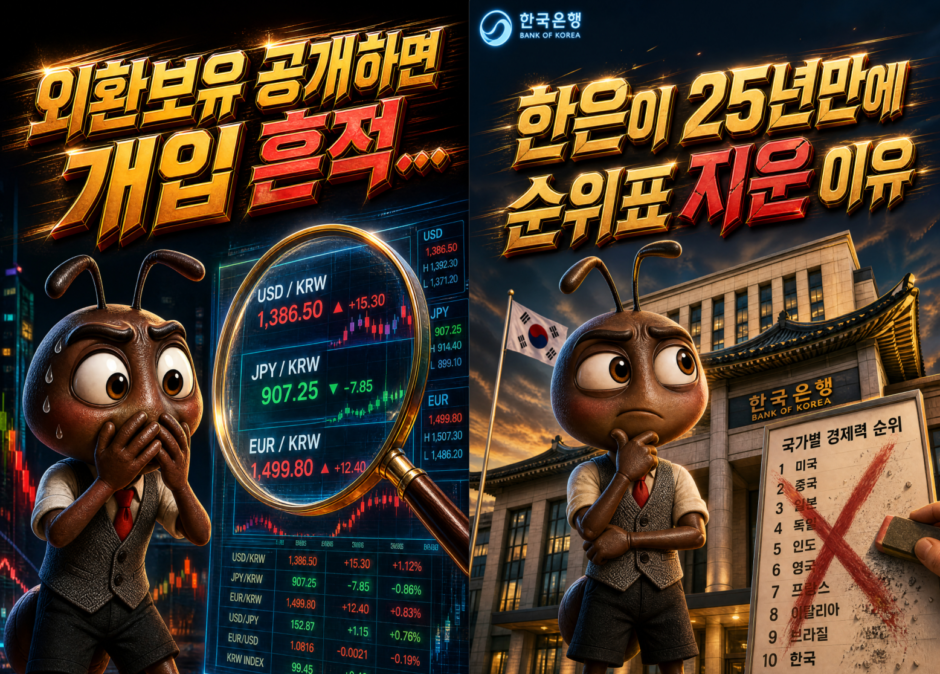 외환보유액-세계순위-랭킹-비공개이유