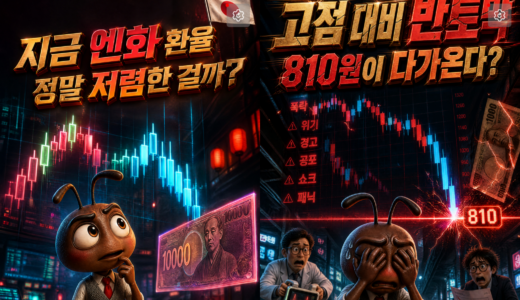 환율-엔화전망-월봉차트분석