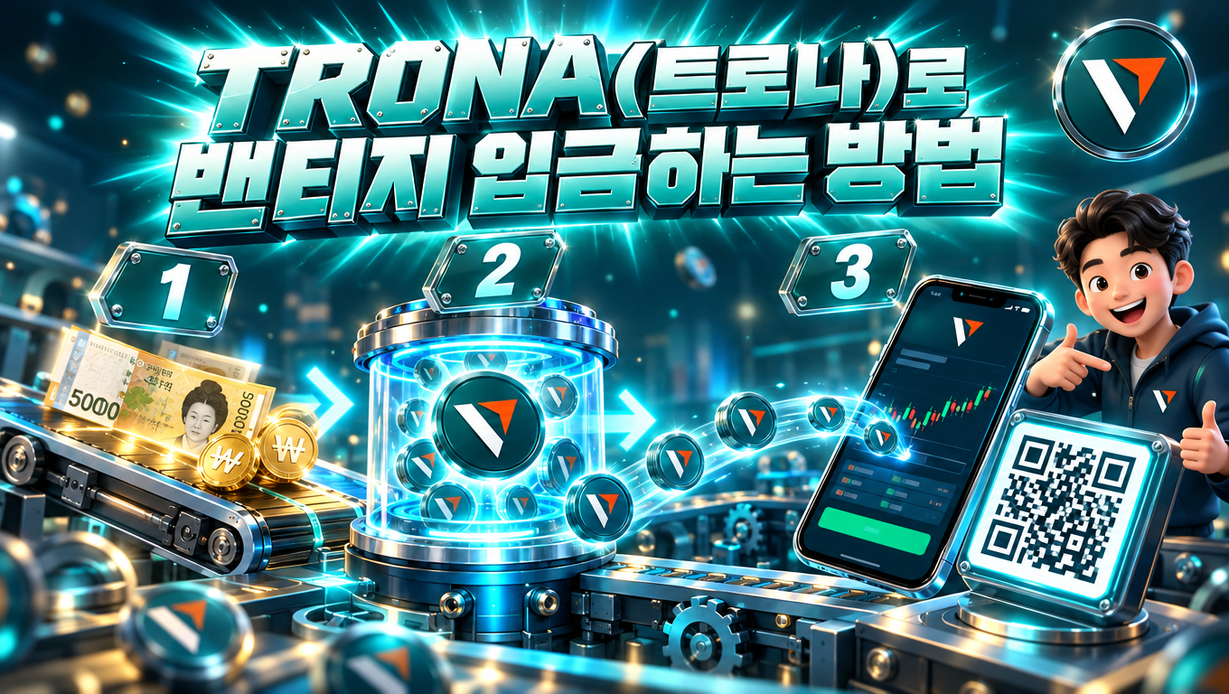 TRONA(트로나)로 밴티지에 입금하는 방법